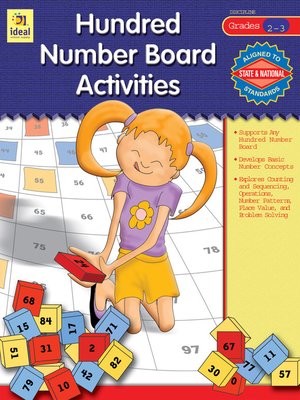 cover image of Hundred Number Board Activities, Grades 2 - 3